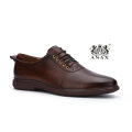 Zapatos de cuero con cordones para hombre Zapatos casuales de negocios